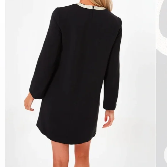 black bow mini jamie dress Kamie Black Satin Bow Mini Dress - US 4